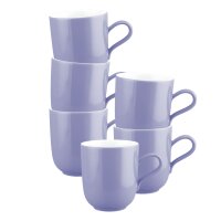 Seltmann Weiden Liberty Pure Colors Henkelbecher 400 ml 6er Set - Grape Purple