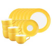 Seltmann Weiden Liberty Pure Colors Kaffeeservice 18-teilig - Yellow Glow