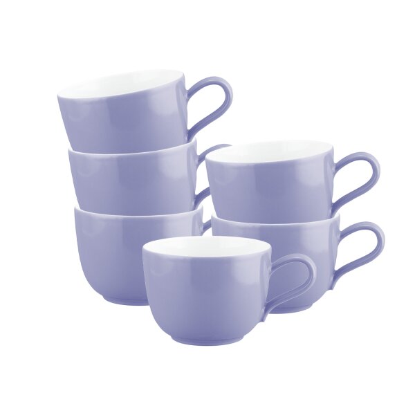 Seltmann Weiden Liberty Pure Colors Kaffeetasse 260 ml 6er Set - Grape Purple