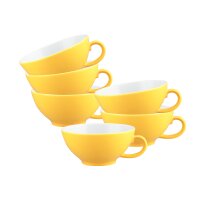Seltmann Weiden Liberty Pure Colors Teetasse 140 ml 6er Set - Yellow Glow