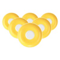 Seltmann Weiden Liberty Pure Colors Teeuntertasse ø 13 cm 6er Set - Yellow Glow