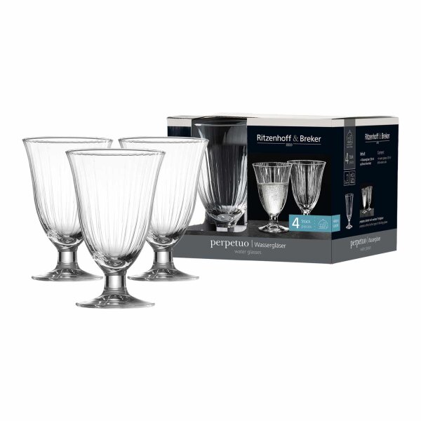 Ritzenhoff & Breker Perpetuo Wasserglas 330 ml 4er Set