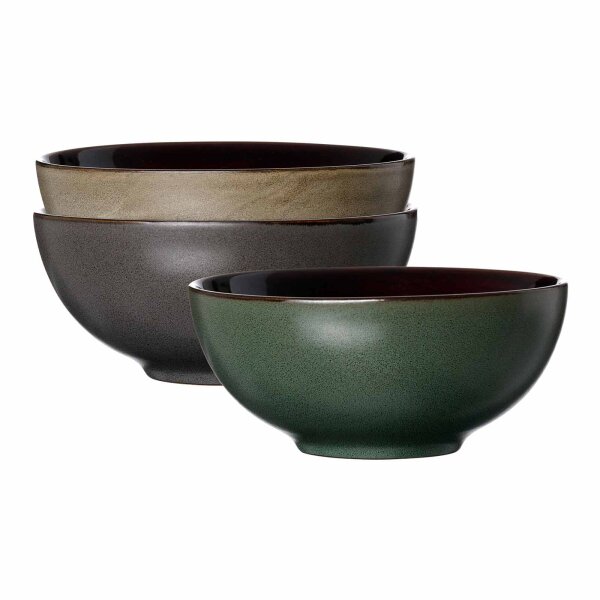 Ritzenhoff & Breker Merida Poke Bowl Schale ø 17,5 cm 3er Set - gemischt