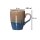 Ritzenhoff & Breker Matos Henkelbecher 310 ml Braun 6er Set
