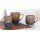 Ritzenhoff & Breker Matos Henkelbecher 310 ml Braun 6er Set