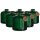 Ritzenhoff & Breker Guyana Stripes Vase 17,5 cm 6er Set