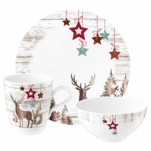 Seltmann Weiden Life Christmas Frühstücks-Set 18-teilig