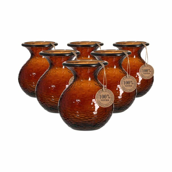 Ritzenhoff & Breker Marokko Wabe Vase 18,5 cm 6er Set