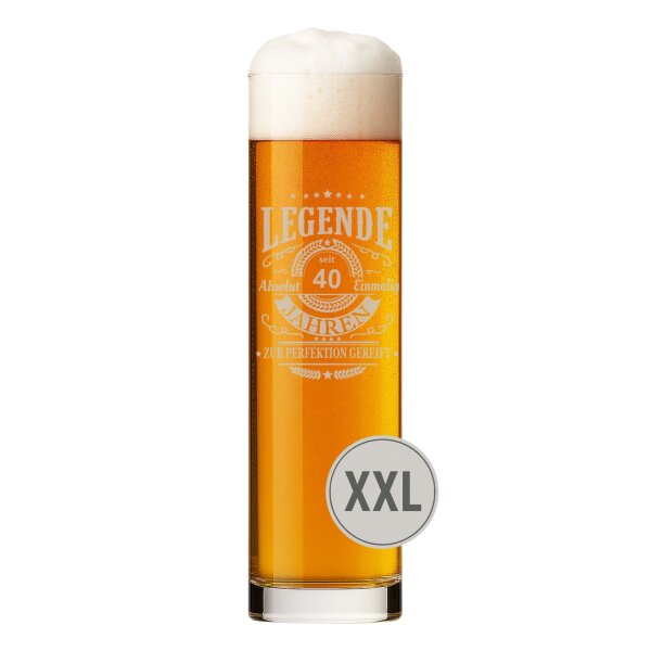 Gravur XXL Kölsch Riesen-Bierglas 3,3 Liter - Legende