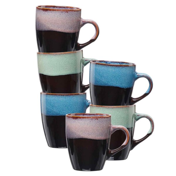 Ritzenhoff & Breker Mongu Henkelbecher 380 ml 6er Set