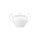 Seltmann Weiden Amina Zuckerdose mit Griffen 230 ml Weiß mit Goldrand