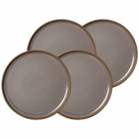 Ritzenhoff & Breker Malaga Speiseteller ø 27,5 cm 4er Set - Grau