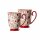 Ritzenhoff & Breker Malo Henkelbecher 320 ml rot 2er Set