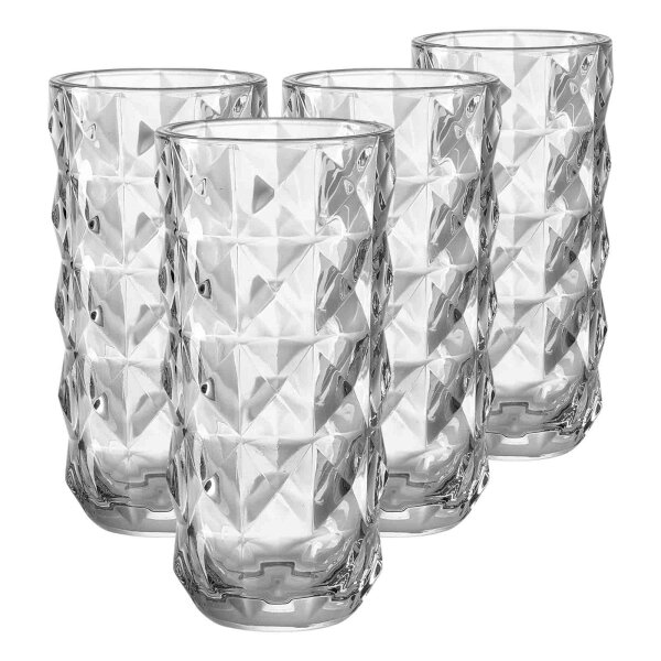 Ritzenhoff & Breker Luca Vase 19,5 cm quadrat 4er Set