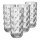 Ritzenhoff & Breker Luca Vase 19,5 cm quadrat 4er Set