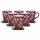 Ritzenhoff & Breker Aspen Kaffeebecher auf Ski 340 ml rot 6er Set