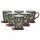 Ritzenhoff & Breker Whistler Kaffeebecher auf Ski 340 ml grün 6er Set