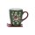 Ritzenhoff & Breker Whistler Kaffeebecher auf Ski 340 ml grün 24er Set