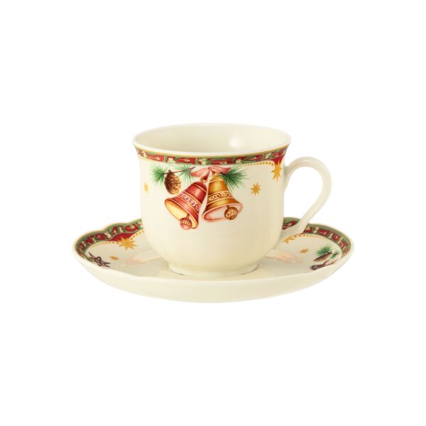Seltmann Weiden Marieluise Weihnachtsnostalgie Kaffeetasse mit Untertasse 230 ml
