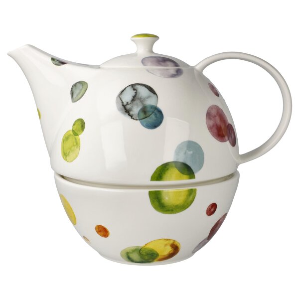 Goebel TableWare Teekanne mit Stövchen 1,2 l Colori