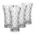 Ritzenhoff & Breker Finn Vase 20 cm rautenförmig 4er Set