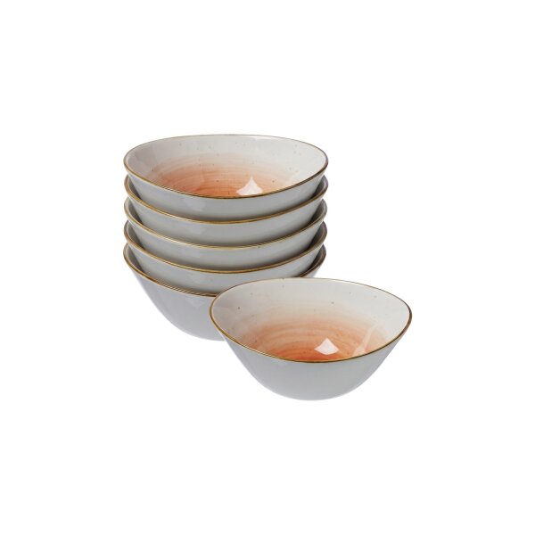 Ritzenhoff & Breker Cosmo Dipschale 11,5 x 8,5 cm 6er Set orange