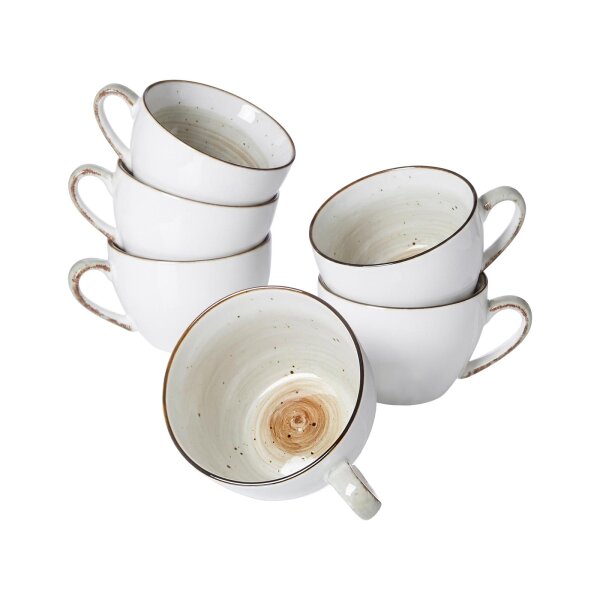 Ritzenhoff & Breker Cosmo Kaffeetasse 200 ml 6er Set grau