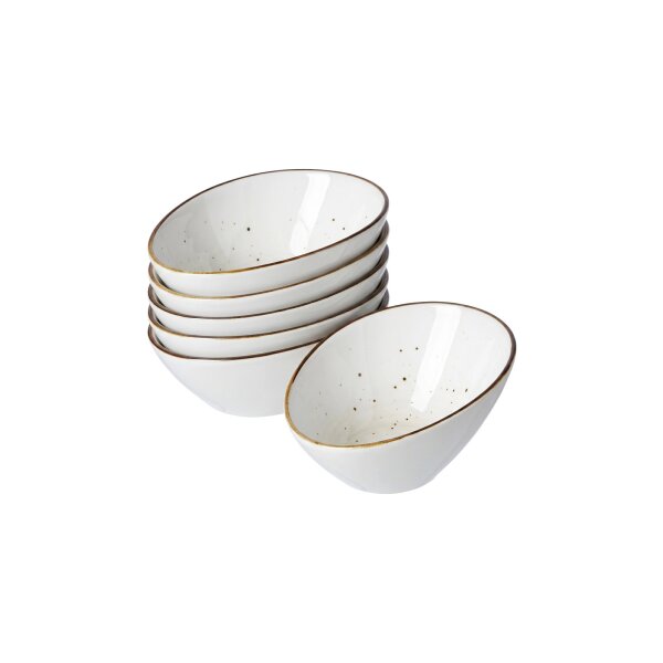 Ritzenhoff & Breker Cosmo Dipschale 11,5 x 8,5 cm 6er Set grau