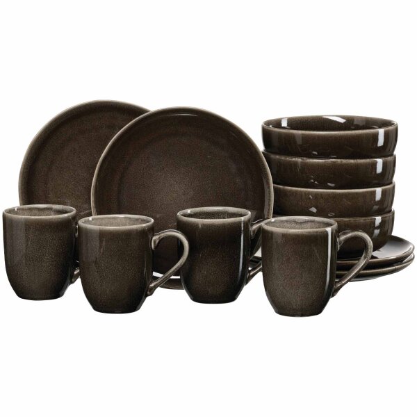 Ritzenhoff & Breker Eda Frühstücksset 12-teilig Umbra