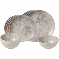 Ritzenhoff & Breker Cecina Basic-Set 12-teilig gemustert - Perle