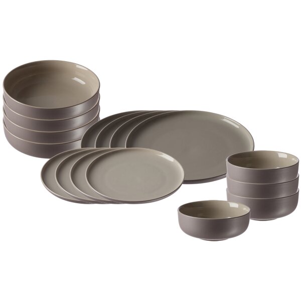 Ritzenhoff & Breker Jasper Einsteiger-Set 16-teilig - taupe