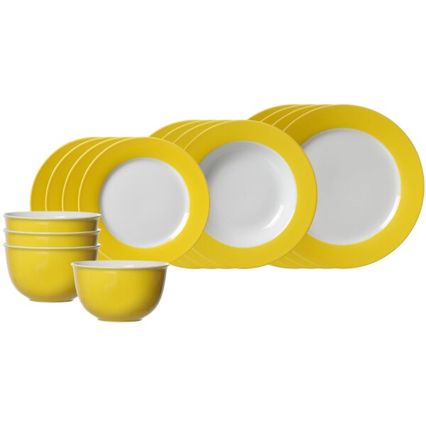 Ritzenhoff & Breker DOPPIO Einsteiger-Set 16-teilig - Gelb