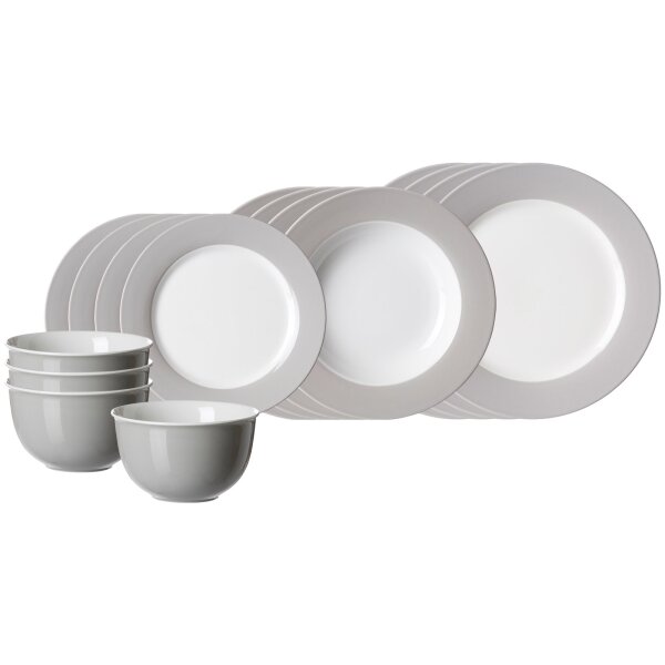 Ritzenhoff & Breker DOPPIO Einsteiger-Set 16-teilig - Grau