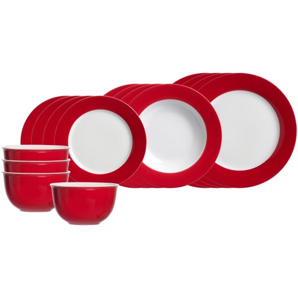Ritzenhoff & Breker DOPPIO Einsteiger-Set 16-teilig - Rot
