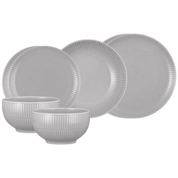 Seltmann Weiden Amina Einsteiger-Set 8-teilig - Silbergrau