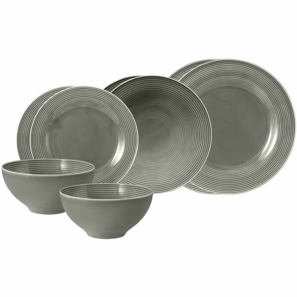 Seltmann Weiden Beat Color Glaze Einsteiger-Set 8-teilig - Perlgrau