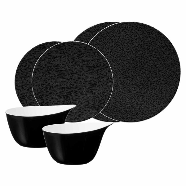Seltmann Weiden Life Fashion Basic-Set 6-teilig - Glamorous Black