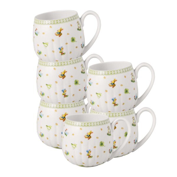 Villeroy & Boch Easter Delight Henkelbecher 350 ml 6er Set