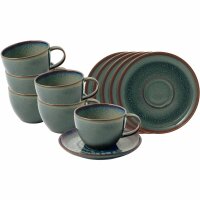 like. by Villeroy & Boch Crafted Kaffeetasse mit Untertasse 12-teilig - Breeze