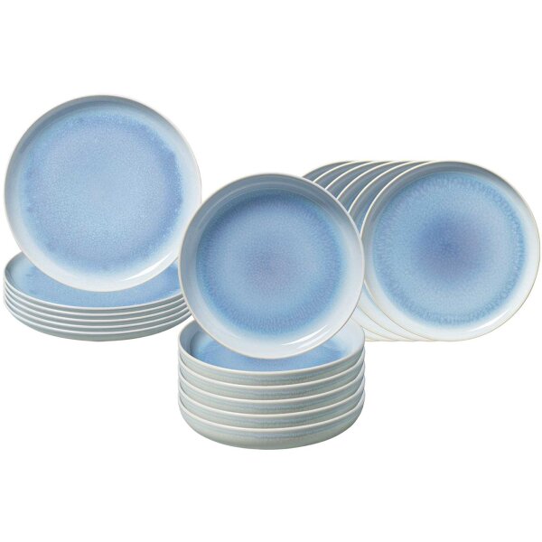 like. by Villeroy & Boch Crafted Teller-Set 18-teilig - Blueberry