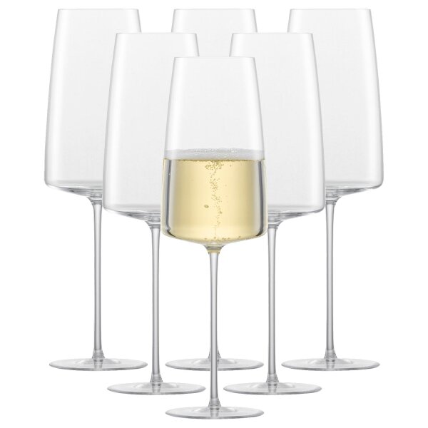 Zwiesel Glas SIMPLIFY Sektglas leicht & frisch 6er Set