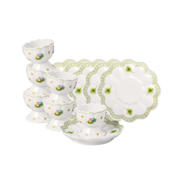 Villeroy & Boch Easter Delight Eierbecher mit Unterteller 6er Set