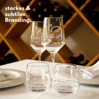 Gravur Weißweinglas Puccini 560 ml - Firmenlogo