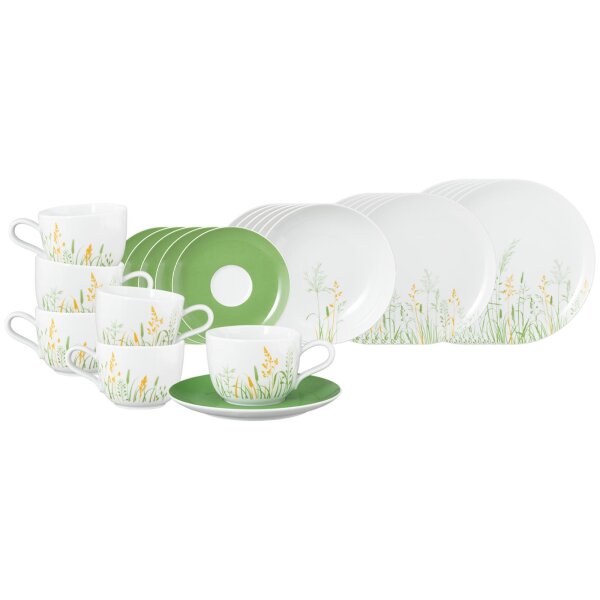 Seltmann Weiden Liberty Meadow Grasses Kombiservice 30-teilig Green