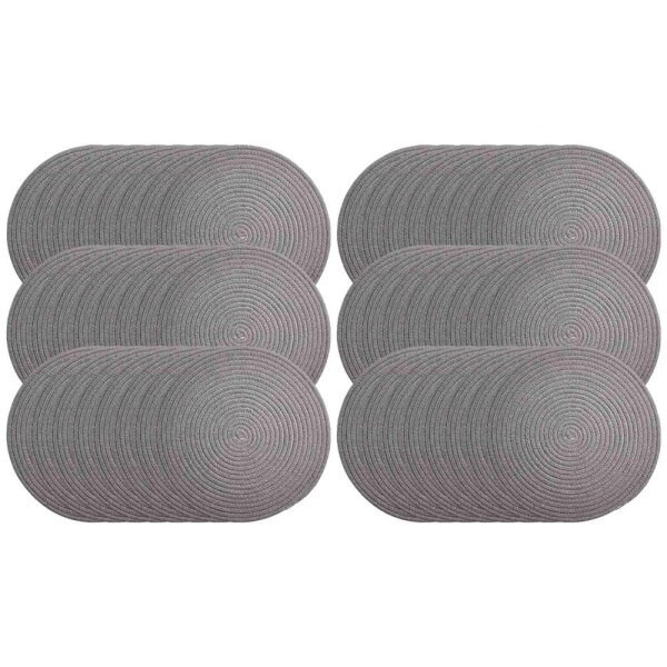 Ritzenhoff & Breker Tavolo Platzmatte ø 35 cm 48er Set - Hellgrau