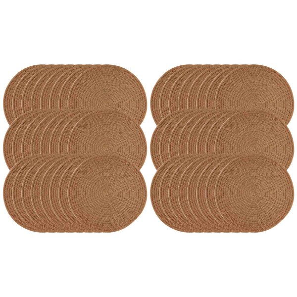 Ritzenhoff & Breker Tavolo Platzmatte ø 35 cm 48er Set - Braun
