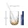 Leonardo GOCCE Caramel Macchiato Glas (2) 390 ml mit Glastrinkhalm 2er Set