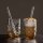 Leonardo GOCCE Caramel Macchiato Glas (2) 390 ml mit Glastrinkhalm 2er Set