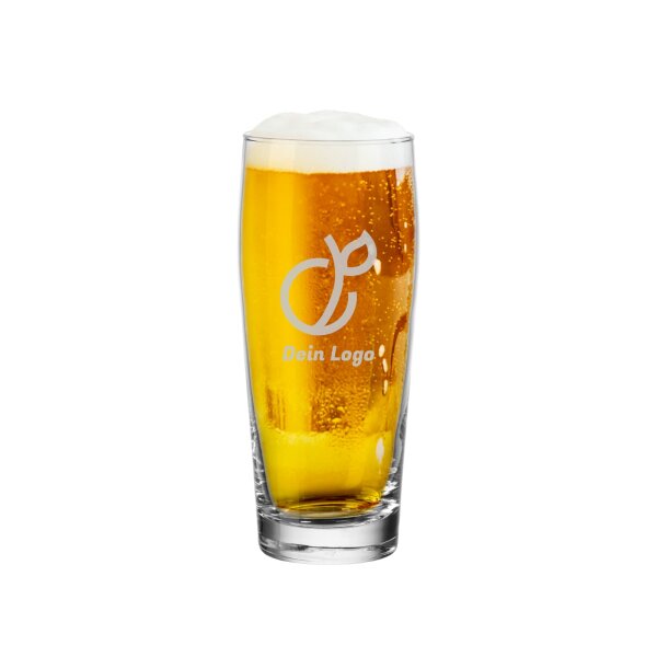Willi Becher mit Eichung 0,3 l & graviertem Firmenlogo