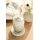 Leonardo GOCCE Matcha Latte Glas (2) 390 ml mit Glastrinkhalm 6er Set